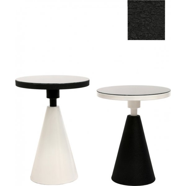 Chalice sidobord set 50/55 cm - Svart/vit Chalice sidobord set 50/55 cm - Svart/vit