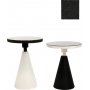 Chalice sidobord set 50/55 cm - Svart/vit