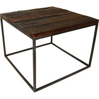 Cayon soffbord 60 x 60 cm - vintage trä/metall Cayon soffbord 60 x 60 cm - vintage trä/metall