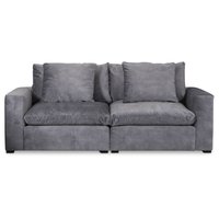 Fiskvik modulsoffa 3-sits soffa - Grå Adore Velour Fiskvik modulsoffa 3-sits soffa - Grå Adore Velour