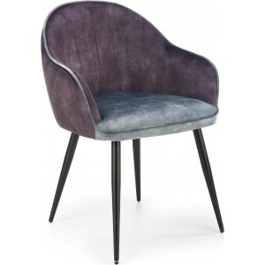 2 st Cadeira karmstol 440 - Mörkgrå/blå