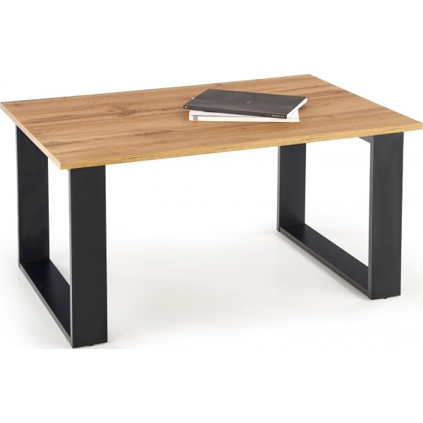 Table basse moulue 100 x 64 cm - Noir Table basse moulue 100 x 64 cm - Noir