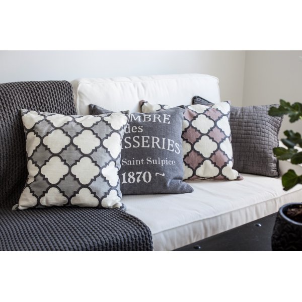 Emira kussenhoes 50x50 cm - Blauw