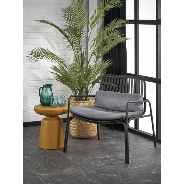 Fauteuil Melby - Noir/gris
