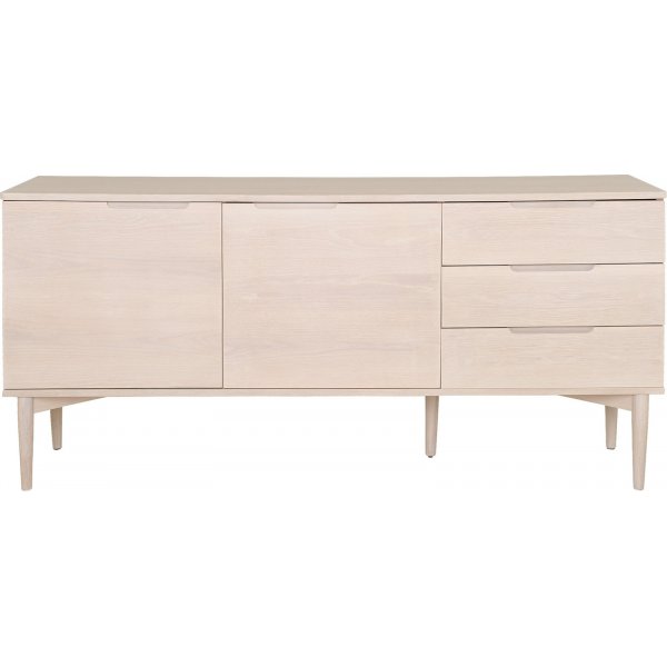 Buffet Karmöy - Placage chêne pigmenté blanc Buffet Karmöy - Placage chêne pigmenté blanc