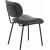 Chaise de salle  manger Bison - Gris fonc