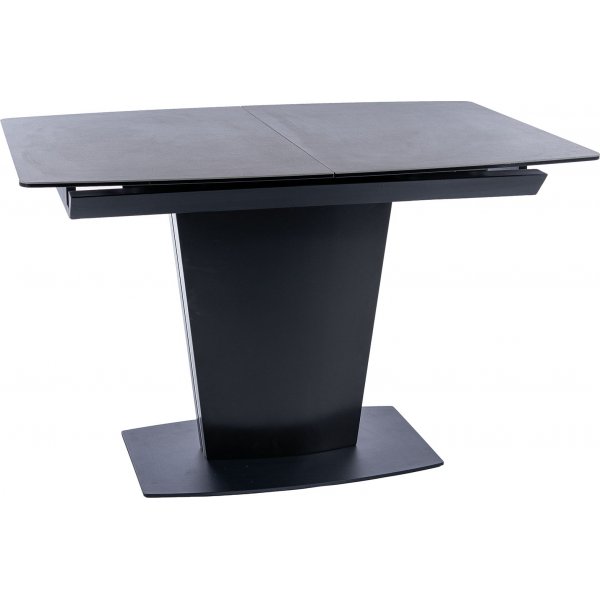 Table  manger extensible Malia 85x120-160 cm - Cramique noire