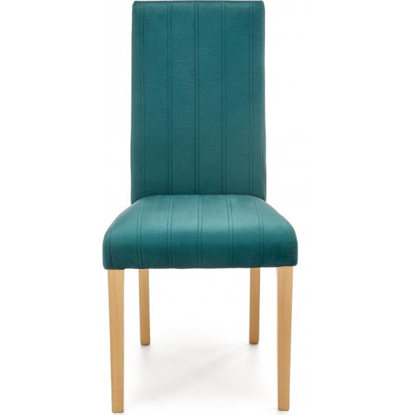 Chaise de salle à manger Heather - Velours vert Chaise de salle à manger Heather - Velours vert