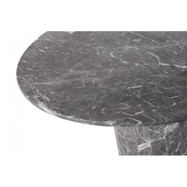 Pegani runt matbord i grå marmor - Ø110 cm Pegani runt matbord i grå marmor - Ø110 cm