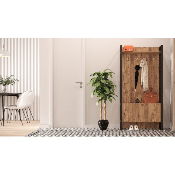 Meuble d'entrée en métal 13 - Pin Meuble d'entrée en métal 13 - Pin