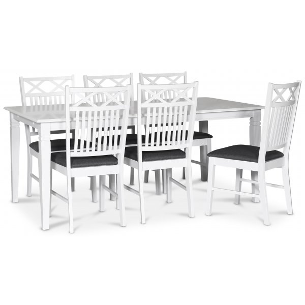 Matbord 180x95 cm vit - Sandhamn Matbord 180x95 cm vit - Sandhamn
