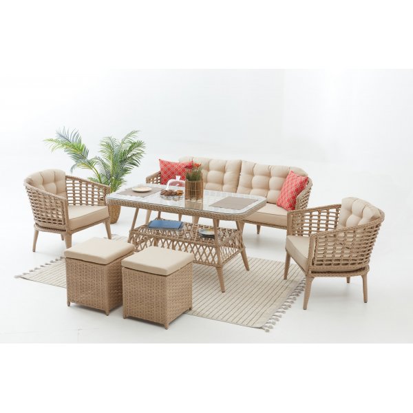 Linda loungegrupp - Cream Linda loungegrupp - Cream