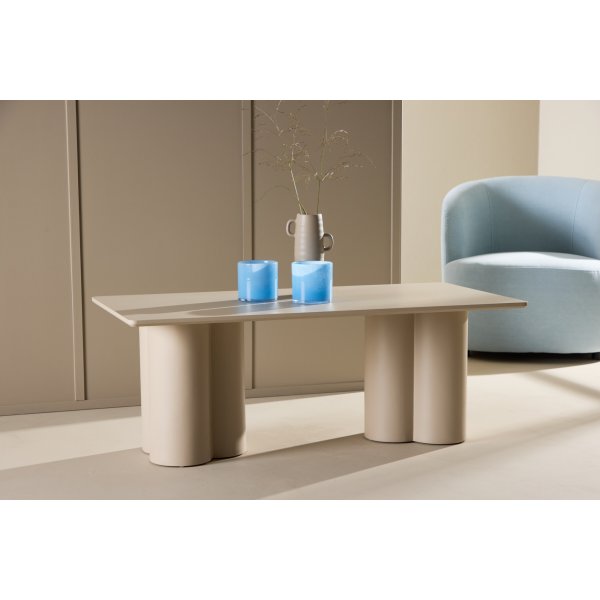 Olivia soffbord 120 x 60 cm - Beige