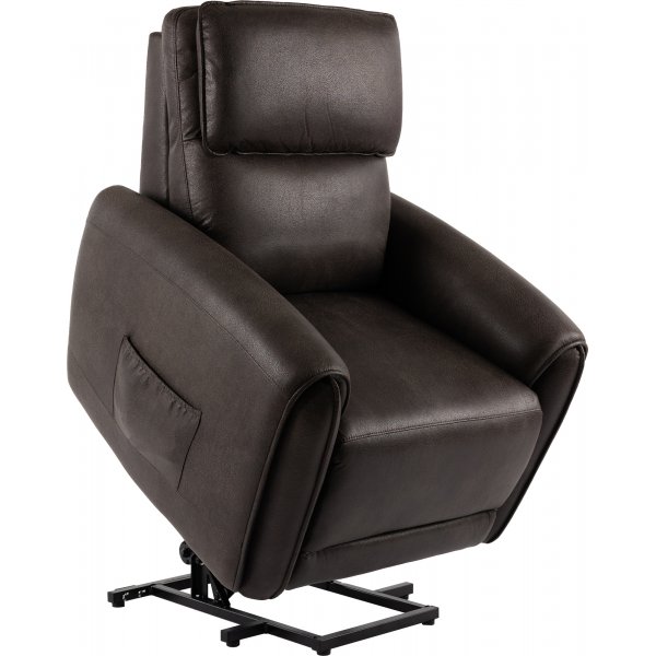 Fauteuil inclinable Babsan avec aide au levage - Marron