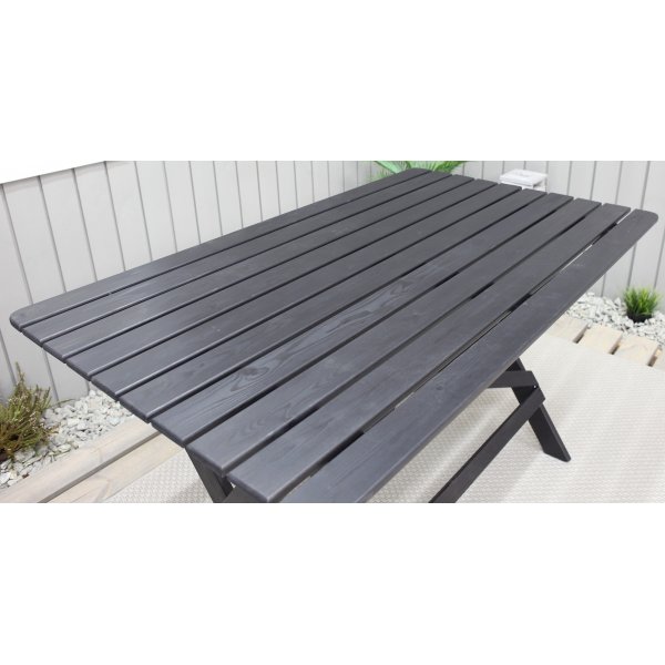 Knohult eettafel 125 cm - Zwart