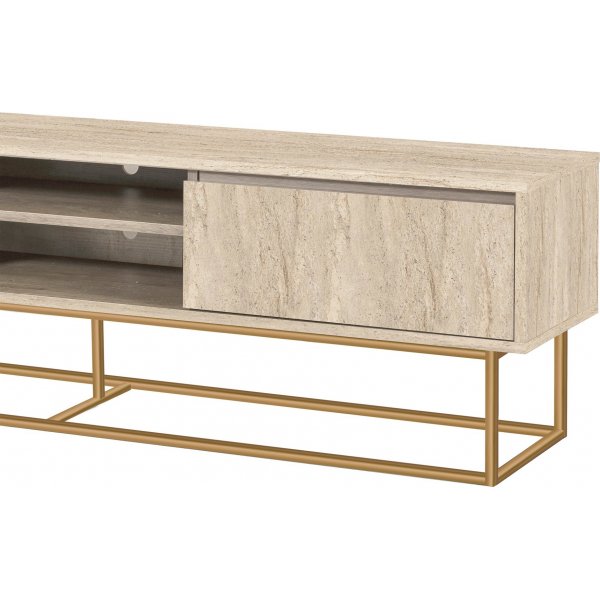 Rodez TV-bänk 180 cm - Travertin Rodez TV-bänk 180 cm - Travertin