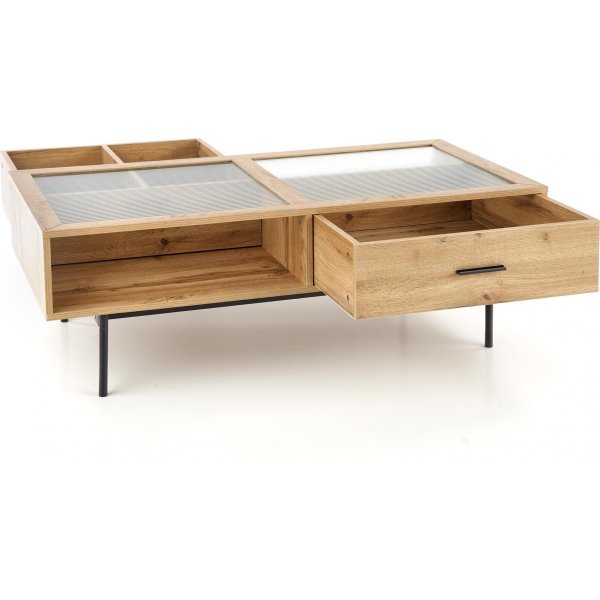 Serenity soffbord 120x 60 cm - Ek/svart Serenity soffbord 120x 60 cm - Ek/svart