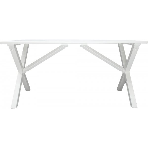 Table de groupe d'extrieur Scottsdale 150 cm avec 4 chaises Bstad - Blanc