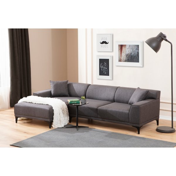 Canap divan Petra - Anthracite