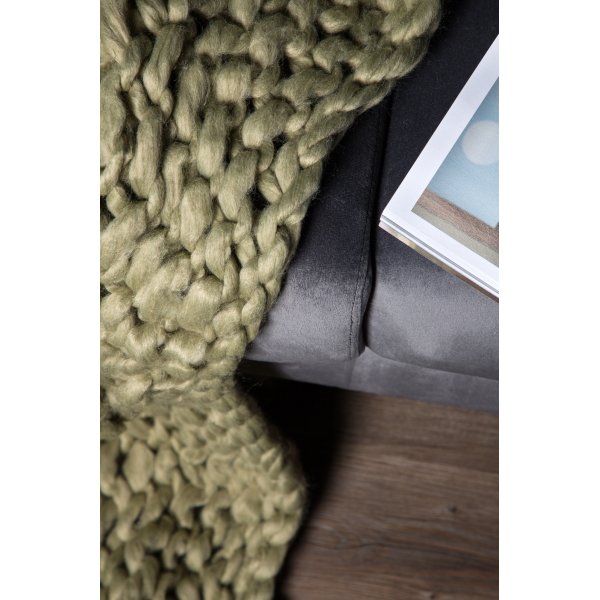 Plaid Hgg 130x170 cm - Vert fonc