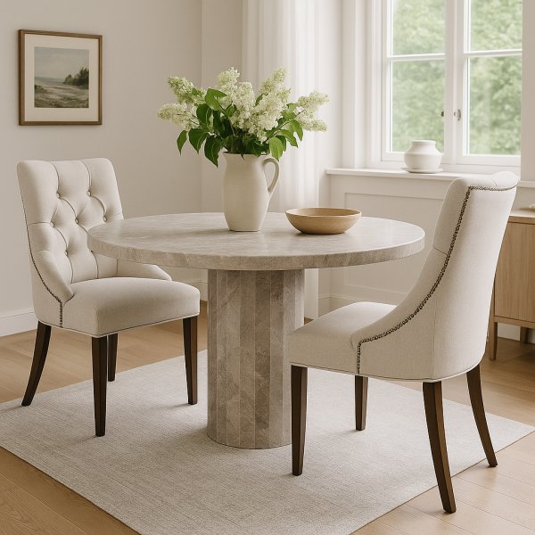 Marmorbord 110 cm - Pegani