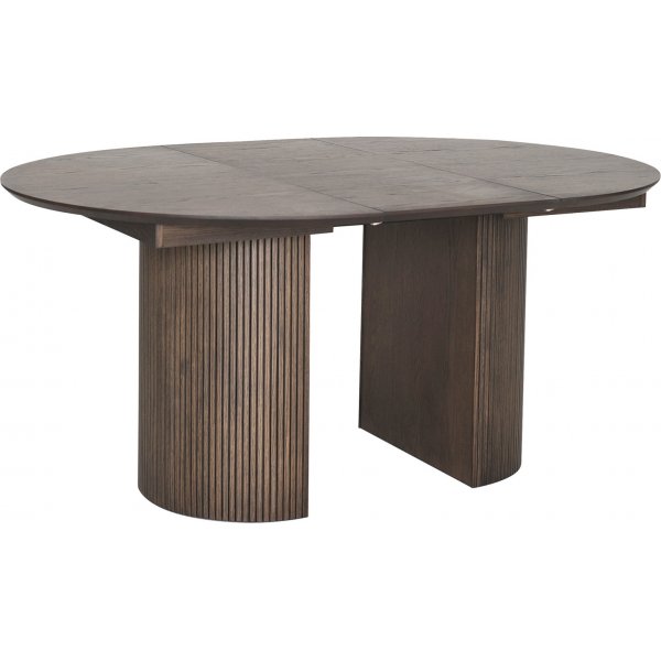 Scarlett matbord 120-165x120 cm - Brunlackad ek Scarlett matbord 120-165x120 cm - Brunlackad ek
