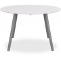 Rosvik runt matbord 120 cm - Vit/gr + Textilrengring fr mbler