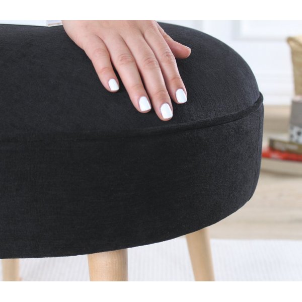 Pouf Romley - Noir