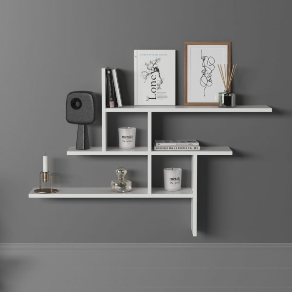 Gero vägghylla - Vit Gero vägghylla - Vit