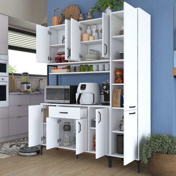 Armoire Jericho 134 - Blanc Armoire Jericho 134 - Blanc