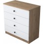Mendy byr B:80 cm - Valnt/vit