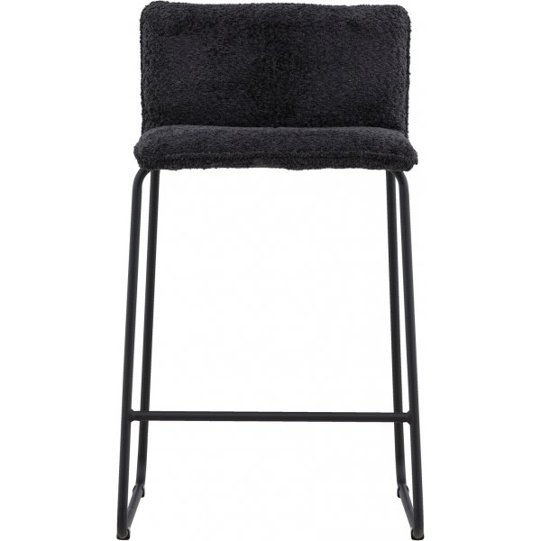 Bisbee barstol - Svart boucl