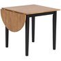 Merida klaffbord 75-111 cm - Svart/ek