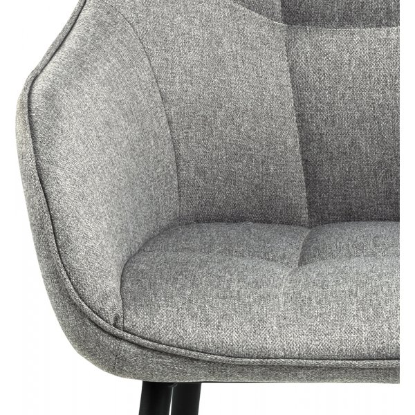 Fauteuil Brenda - Gris clair
