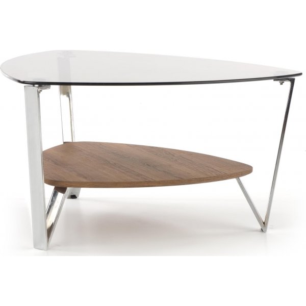 Gail soffbord 80 x 80 cm - Brun