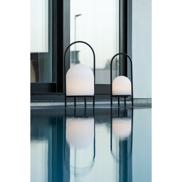 Lampe de table Colie Ø26 cm - Noir/Blanc Lampe de table Colie Ø26 cm - Noir/Blanc