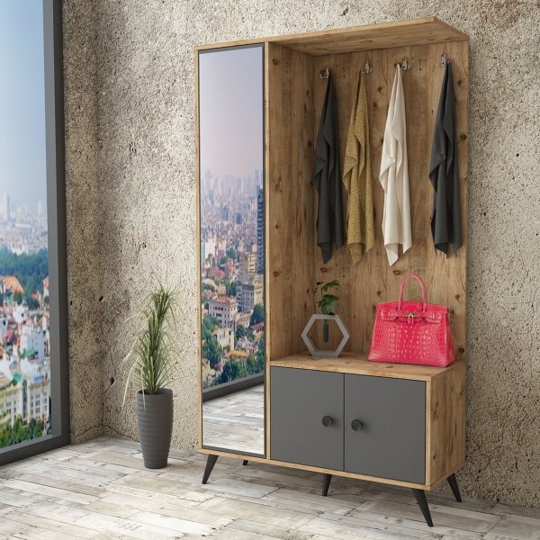 Vilamo hallm�bel - Furu/antracit