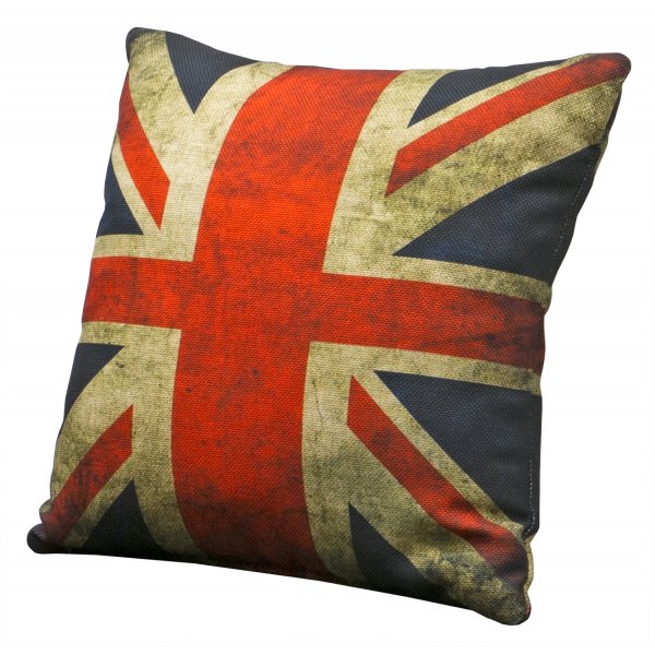Union Jack prydnadskudde - Old