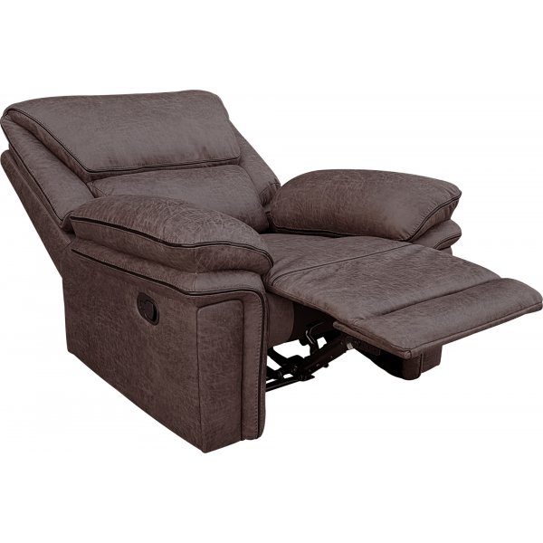 Reclinerfåtölj brun (Mikrofiber) - Riverdale Reclinerfåtölj brun (Mikrofiber) - Riverdale