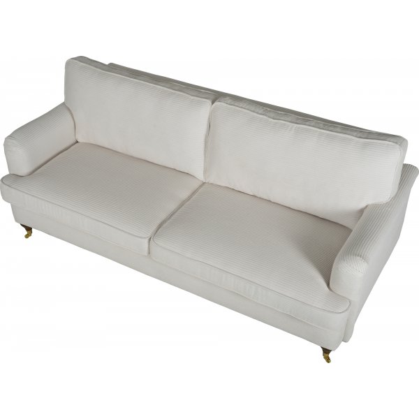 Soffa i beige manchester 210 cm - Howard