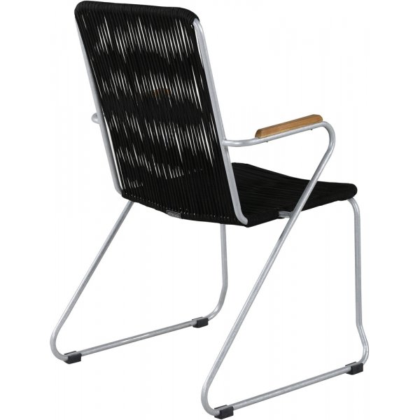 Bois matstol - Svart/Gr�