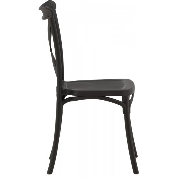 Chaise de salle à manger Crosett - Noir Chaise de salle à manger Crosett - Noir