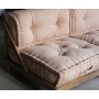 Heriya ljusrosa 2-sits soffa i tervunnet material