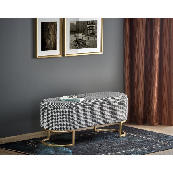 Banc Harmony - Noir/blanc/or Banc Harmony - Noir/blanc/or