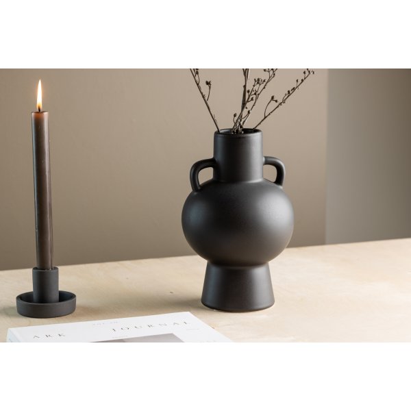 Cent vas Ø16 cm - Svart Cent vas Ø16 cm - Svart