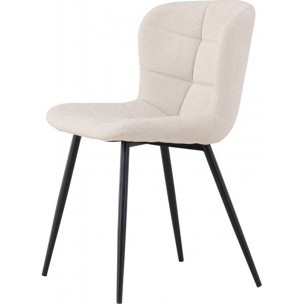 Lily matstol - Beige/Svart Lily matstol - Beige/Svart