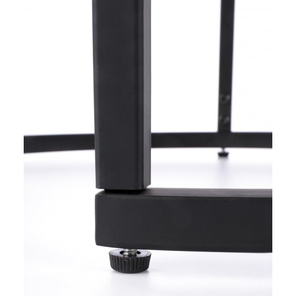 Satsbord valnöt/svart Ø43/53 cm - Tore Satsbord valnöt/svart Ø43/53 cm - Tore