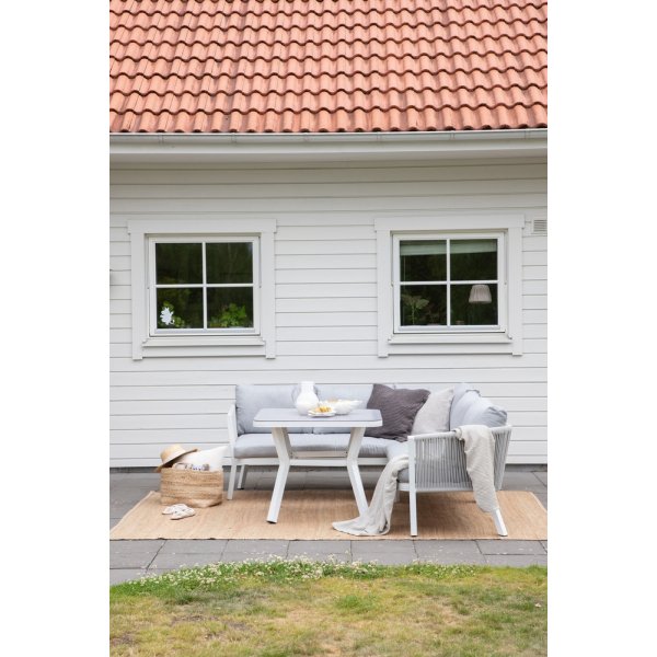 Groupe de canapés d\\\'angle Virya - Gris/Blanc Groupe de canapés d\\\'angle Virya - Gris/Blanc