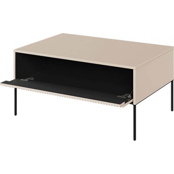 Table basse Trend - Beige/noir