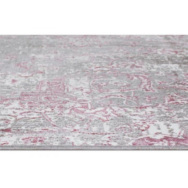 Konstsilkesmatta Nagari - Rosa Konstsilkesmatta Nagari - Rosa